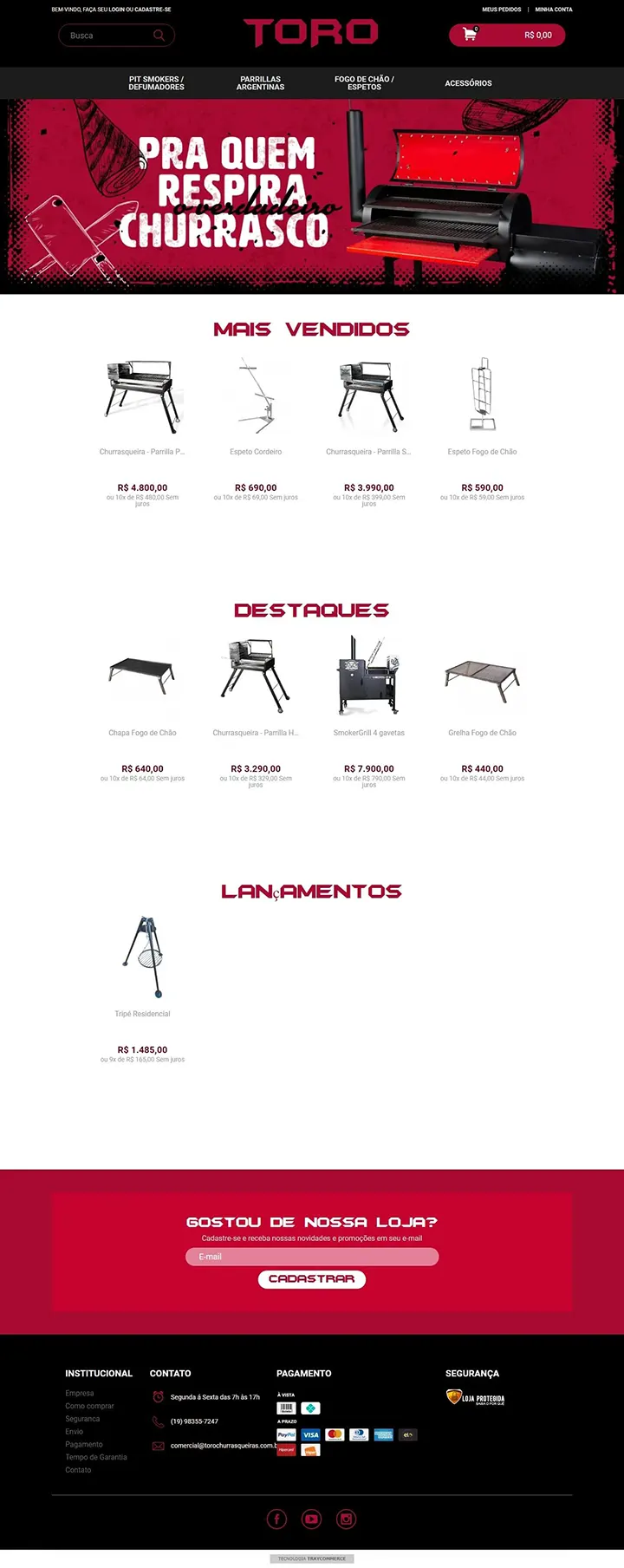 site - torochurrasqueiras | Bruno Francisco