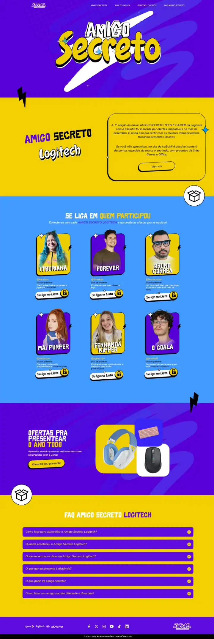 site - amigosecreto | Bruno Francisco