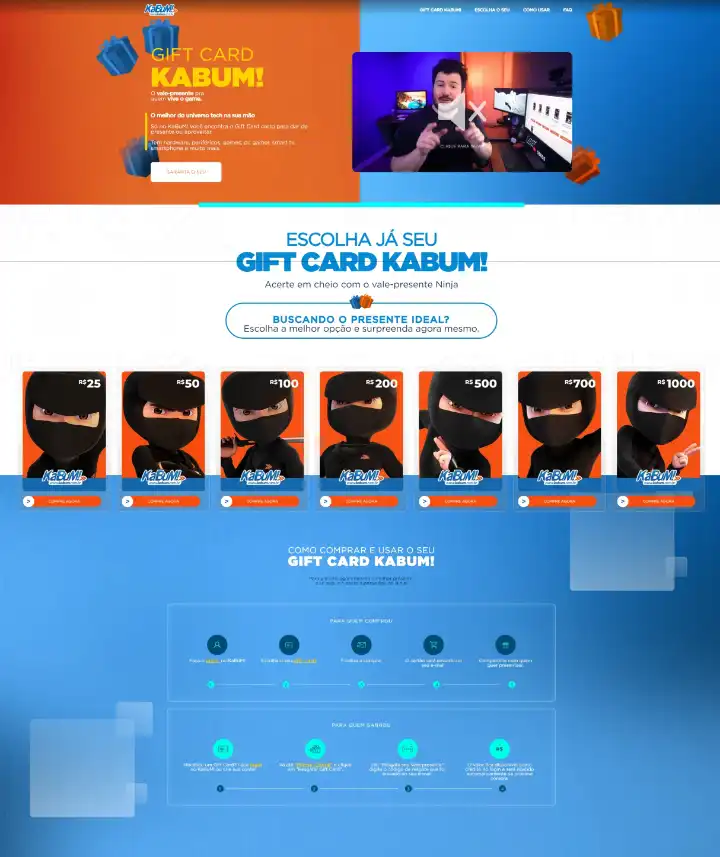 site - giftcard | Bruno Francisco