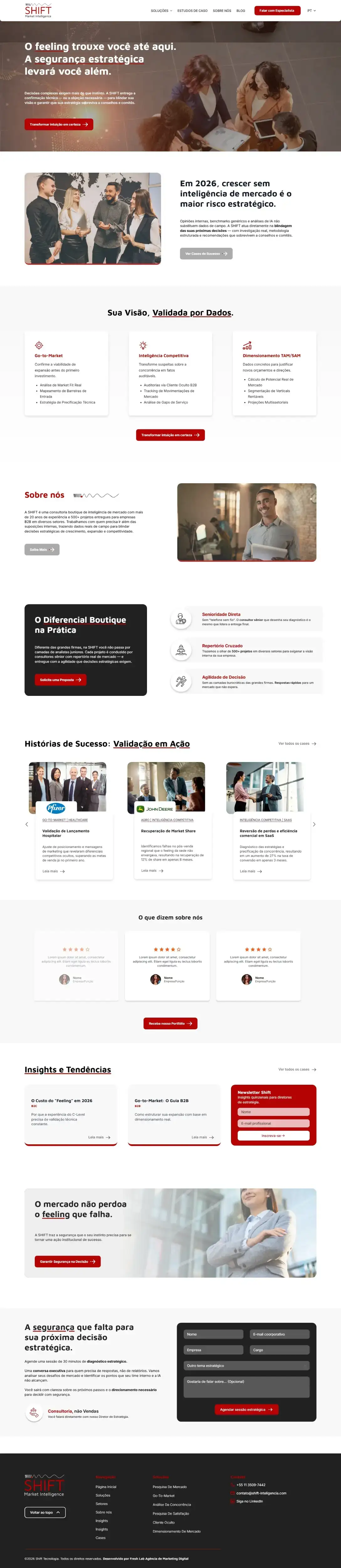 site - Shift Inteligencia de Mercado | Bruno Francisco